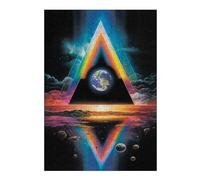 Rompecabezas para Adolescentes 38x26cm/1000pcs Earth Rainbow Prism Análisis Y Lógica De Juegos Prácticos De Rompecabezas Cumpleaños 38x26cm/1000pcs