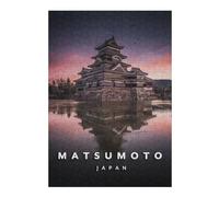 Rompecabezas para Adolescentes 38x26cm/1000pcs Frozen Matsumoto Castle Rompecabezas para Adultos Juegos Relajantes Decoración De Pared Juego Desafiante Regalos 38x26cm/1000pcs