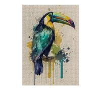 Rompecabezas para Adolescentes 38x26cm/1000pcs Toucan Keel Billed Rompecabezas para Adultos Juego Práctico Vacaciones En Casa Matar El Tiempo para Cumpleaños, Navidad 38x26cm/1000pcs
