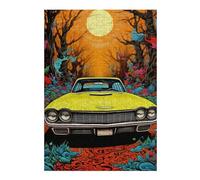 Rompecabezas para Adolescentes 38x26cm/1000pcsS Car Forest Art Print Rompecabezas para Adultos Juegos Relajantes Una Obra De Arte Cumpleaños Y Navidad 38x26cm/1000pcsS
