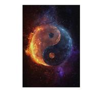 Rompecabezas para Adolescentes 38x26cm/1000pcsS Cosmic Yin Yang Symbol-2 Rompecabezas para Adultos Juego Familiar para Mejorar La Memoria Regalo De Cumpleaños, Regalos, 38x26cm/1000pcsS
