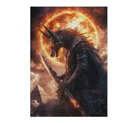 Rompecabezas para Adolescentes 38x26cm/1000pcsS Dark Fantasy Monster Artwork Rompecabezas para Adultos Juegos Relajantes Que Mejoran La Memoria Actividades Divertidas En Casa 38x26cm/1000pcsS