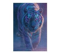 Rompecabezas para Adolescentes 38x26cm/1000pcsS Glowing Tiger Art Print-2 Rompecabezas para Adultos Juegos De Relajación Corte De Precisión Cumpleaños 38x26cm/1000pcsS