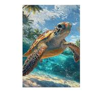 Rompecabezas para Adolescentes 38x26cm/1000pcsS Ocean Turtle Paradise Rompecabezas para Adolescentes Juegos Divertidos Desafío Difícil Cumpleaños 38x26cm/1000pcsS