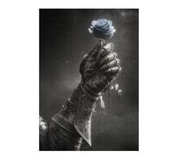 Rompecabezas para Adolescentes 38x26cm/1000pcsS Steel Gloves Holding Blue Rose Rompecabezas para Adultos Juegos Relajantes Que Mejoran La Memoria Actividades Divertidas En Casa 38x26cm/1000pcsS