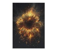 Rompecabezas para Adolescentes 38x26cm/1000pcsS Sunflower Fireworks Artwork Rompecabezas para Adolescentes Juegos Relajantes Regalo De Cumpleaños Desafiante De Completar 38x26cm/1000pcsS