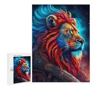 Rompecabezas para Adolescentes 500 PCS A Close Up of Mystic Lion Rompecabezas para Adultos Juguetes Antiestrés Arte De Pared Interacción Entre Padres E Hijos 500 PCS