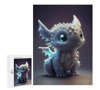 Rompecabezas para Adolescentes 500 PCS Adorable Baby Dragon Artwork -3 Rompecabezas para Adolescentes Juguetes Antiestrés Mejora La Memoria 500 PCS