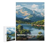 Rompecabezas para Adolescentes 500 PCS Aigüestortes I Estany De Sant Maurici Rompecabezas para Adultos Juego Práctico Decoración De Pared Cumpleaños Y Navidad 500 PCS