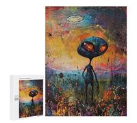 Rompecabezas para Adolescentes 500 PCS Alien Art XXXVIII Rompecabezas Juguetes Antiestrés Corte De Precisión Interacción Entre Padres E Hijos 500 PCS