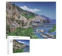 Rompecabezas para Adolescentes 500 PCS Amalfi Coast Charm -1 Rompecabezas para Adultos Juego Práctico Que Mejora La Memoria Actividades Divertidas En Casa 500 PCS
