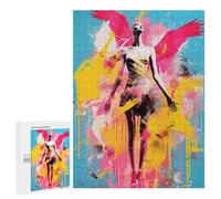 Rompecabezas para Adolescentes 500 PCS Angel Graffiti Pop Art Rompecabezas para Adultos Juegos Relajantes Decoración Actividades Divertidas En Casa 500 PCS