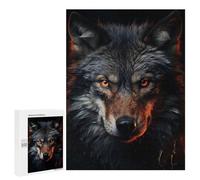 Rompecabezas para Adolescentes 500 PCS Angry Wolf Rompecabezas para Adultos Juguetes Antiestrés para La Diversión Familiar Interacción Entre Padres E Hijos 500 PCS