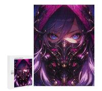 Rompecabezas para Adolescentes 500 PCS Anime Girl Cybergoth Demon Rompecabezas para Adultos Juegos Relajantes Pero Divertidos Y Humorísticos 500 PCS