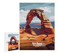 Rompecabezas para Adolescentes 500 PCS Arches National Park, Utah, USA Rompecabezas para Adultos Juguetes Antiestrés Arte De Pared Interacción Entre Padres E Hijos 500 PCS