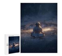 Rompecabezas para Adolescentes 500 PCS Astronaut Floating in Space-5 Rompecabezas Juegos Relajantes Decoración Perfecta Cumpleaños Y Navidad 500 PCS