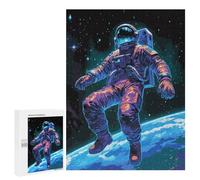 Rompecabezas para Adolescentes 500 PCS Astronaut in Universe Rompecabezas para Adultos Juegos Relajantes Decoración Perfecta Regalos De Cumpleaños Y Únicos 500 PCS