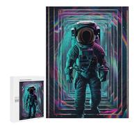 Rompecabezas para Adolescentes 500 PCS Astronaut Space Portal Rompecabezas Juegos Relajantes Decoración del Hogar Regalos Y Cumpleaños Únicos 500 PCS