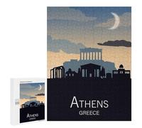 Rompecabezas para Adolescentes 500 PCS Athens Rompecabezas para Adultos Juego Práctico Decoración De Pared Cumpleaños Y Navidad 500 PCS