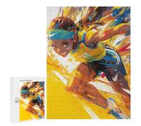 Rompecabezas para Adolescentes 500 PCS Athlete in Motion Rompecabezas para Adultos Juegos Relajantes Pero Divertidos Y Humorísticos 500 PCS