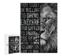 Rompecabezas para Adolescentes 500 PCS Awaken The Beast Within Rompecabezas para Adolescentes Mejora La Memoria Desafiante De Completar Juego Desafiante Juguetes 500 PCS