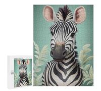 Rompecabezas para Adolescentes 500 PCS Baby Zebra Cute Animal Rompecabezas para Adolescentes Juegos Relajantes Regalos para Mujeres Actividades Divertidas En Casa 500 PCS