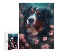 Rompecabezas para Adolescentes 500 PCS Bernese Mountain Dog Fable Rompecabezas para Adolescentes Juegos Relajantes Regalos para Mujeres Actividades Divertidas En Casa 500 PCS