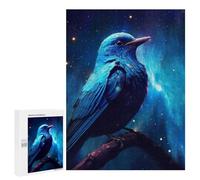 Rompecabezas para Adolescentes 500 PCS Blue Bird in Space Rompecabezas para Adultos Juegos Relajantes Desafío Difícil Desafío Educativo 500 PCS