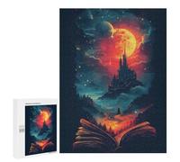 Rompecabezas para Adolescentes 500 PCS Book Magic Nature Rompecabezas para Adultos Juegos Relajantes Pero Divertidos Y Humorísticos 500 PCS