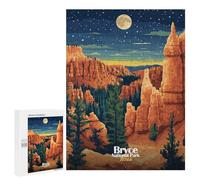 Rompecabezas para Adolescentes 500 PCS Bryce Canyon National Park Rompecabezas para Adultos Juguetes Antiestrés para La Diversión Familiar Interacción Entre Padres E Hijos 500 PCS