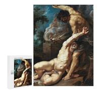 Rompecabezas para Adolescentes 500 PCS Cain Slaying ABEL Rompecabezas para Adultos Juego De Ingenio Decoración del Hogar Regalos para Reducir El Estrés 500 PCS