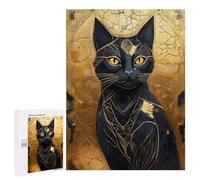 Rompecabezas para Adolescentes 500 PCS Cat Cleopatra Rompecabezas para Adultos Juguetes Antiestrés Que Mejoran La Memoria Difíciles Y Desafiantes 500 PCS