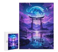 Rompecabezas para Adolescentes 500 PCS Celestial Torri Portal Rompecabezas para Adolescentes Juego Familiar Decoración De Pared Interacción Entre Padres E Hijos 500 PCS