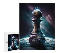 Rompecabezas para Adolescentes 500 PCS Chess Universe Rompecabezas para Adolescentes Juguetes Antiestrés Mejora La Memoria 500 PCS