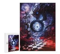 Rompecabezas para Adolescentes 500 PCS Chessboard of Fate Rompecabezas Juguetes Antiestrés Corte De Precisión Interacción Entre Padres E Hijos 500 PCS