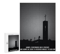 Rompecabezas para Adolescentes 500 PCS Christ Quote to Remember 2 Rompecabezas para Adultos Juegos Relajantes Desafío Difícil Desafío Educativo 500 PCS