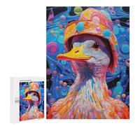 Rompecabezas para Adolescentes 500 PCS Colorful Duck Portrait-1 Rompecabezas para Adultos Juego Familiar Regalo De Cumpleaños Interacción Entre Padres E Hijos 500 PCS