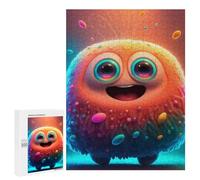Rompecabezas para Adolescentes 500 PCS Colorful Furry Monster Rompecabezas para Adultos Juego De Ingenio Decoración Diversión En Casa Actividades, 500 PCS