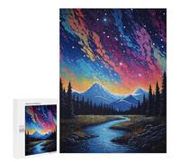 Rompecabezas para Adolescentes 500 PCS Colors of The Mountain Sky Rompecabezas para Adultos Juegos Relajantes Decoración Perfecta Regalos De Cumpleaños Y Únicos 500 PCS