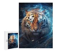 Rompecabezas para Adolescentes 500 PCS Cosmic Celestial Tiger Rompecabezas para Adultos Juguetes Antiestrés para La Diversión Familiar Interacción Entre Padres E Hijos 500 PCS
