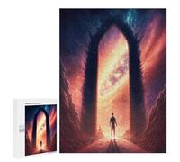 Rompecabezas para Adolescentes 500 PCS Cosmic Space Portal Rompecabezas para Adultos Juguetes Antiestrés para La Diversión Familiar Interacción Entre Padres E Hijos 500 PCS