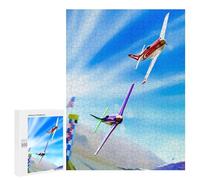 Rompecabezas para Adolescentes 500 PCS Crossing The Finish Line Rompecabezas para Adultos Juguetes Antiestrés para La Diversión Familiar Interacción Entre Padres E Hijos 500 PCS