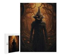 Rompecabezas para Adolescentes 500 PCS Cursed Pumpkin King Rompecabezas para Adultos Juegos Relajantes Desafío Difícil Desafío Educativo 500 PCS