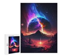 Rompecabezas para Adolescentes 500 PCS Death of A Star Rompecabezas para Adultos Juego Familiar Decoración Desafiante De Completar 500 PCS