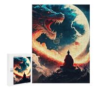 Rompecabezas para Adolescentes 500 PCS Dragon Mountain Rompecabezas para Adultos Juegos Relajantes Pero Divertidos Y Humorísticos 500 PCS