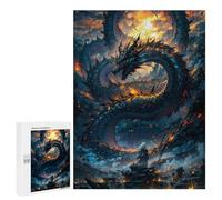 Rompecabezas para Adolescentes 500 PCS Dragon Mythical Fantasy Rompecabezas para Adolescentes Juguetes Antiestrés Mejora La Memoria 500 PCS