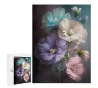 Rompecabezas para Adolescentes 500 PCS Dreamy Pastel Flowers Rompecabezas para Adultos Juegos Relajantes Decoración Perfecta Regalos De Cumpleaños Y Únicos 500 PCS