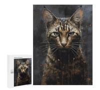 Rompecabezas para Adolescentes 500 PCS Egyptian MAU Cat Respected Rompecabezas para Adultos Juego Práctico Decoración De Pared Cumpleaños Y Navidad 500 PCS