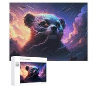 Rompecabezas para Adolescentes 500 PCS Electric Panda Storm Rompecabezas para Adultos Juguetes DIY Arte De Pared Oferta como Regalos para Toda La Familia 500 PCS