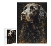 Rompecabezas para Adolescentes 500 PCS English Springer Spaniel Rompecabezas Juguetes Antiestrés Corte De Precisión Interacción Entre Padres E Hijos 500 PCS